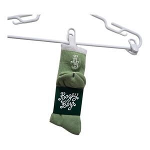 Bogey boys by macklemore socks size m-l 9-12 crew long golf fair green socks
